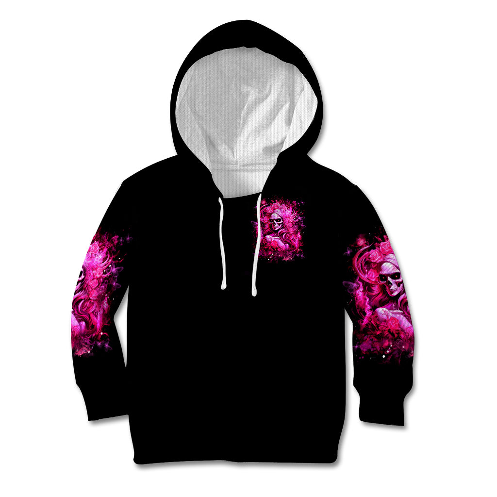 Skull Lady Kid Hoodie Look Hot Be Cold