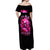 Skull Lady Off Shoulder Maxi Dress Look Hot Be Cold