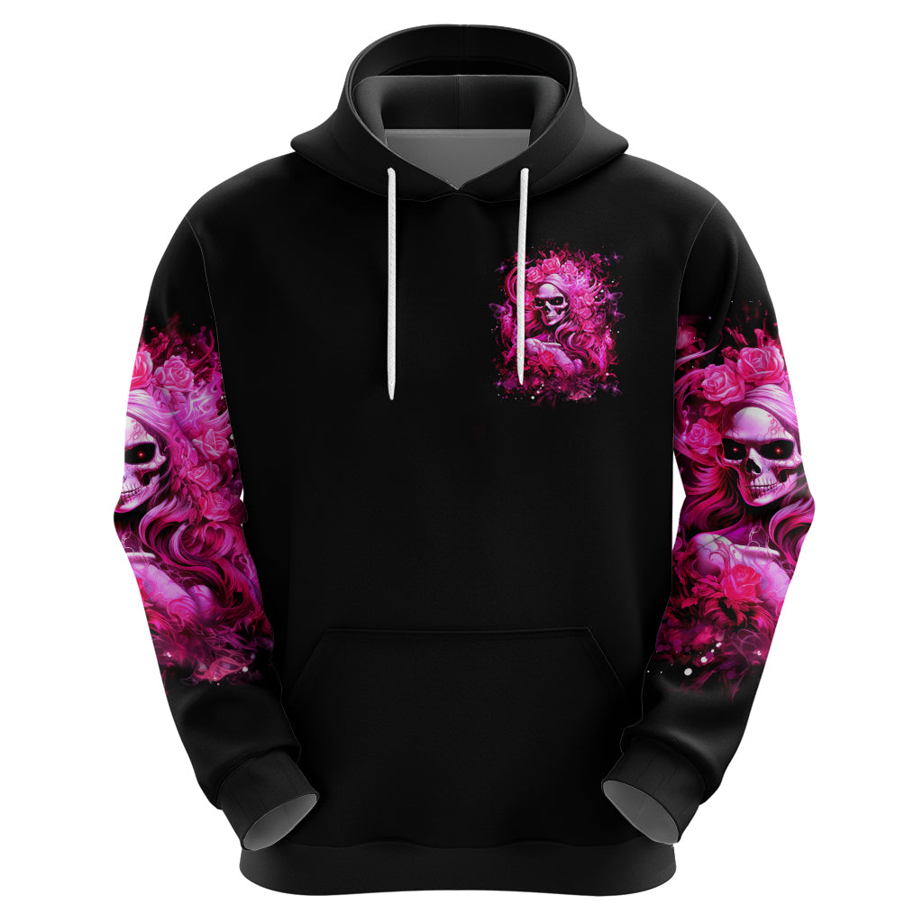 Skull Lady Zip Hoodie Look Hot Be Cold