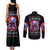 Flame Skull Couples Matching Tank Maxi Dress and Long Sleeve Button Shirt My Give A Fuck Is Broken But My Go Fuck Yourself Is Fully Functional