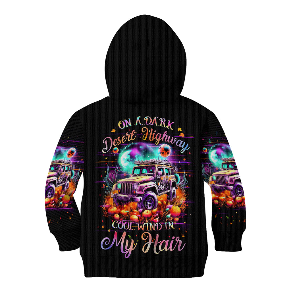 Field Jeep Kid Hoodie On A Dark Desert Highway Cool Wind In My Hair