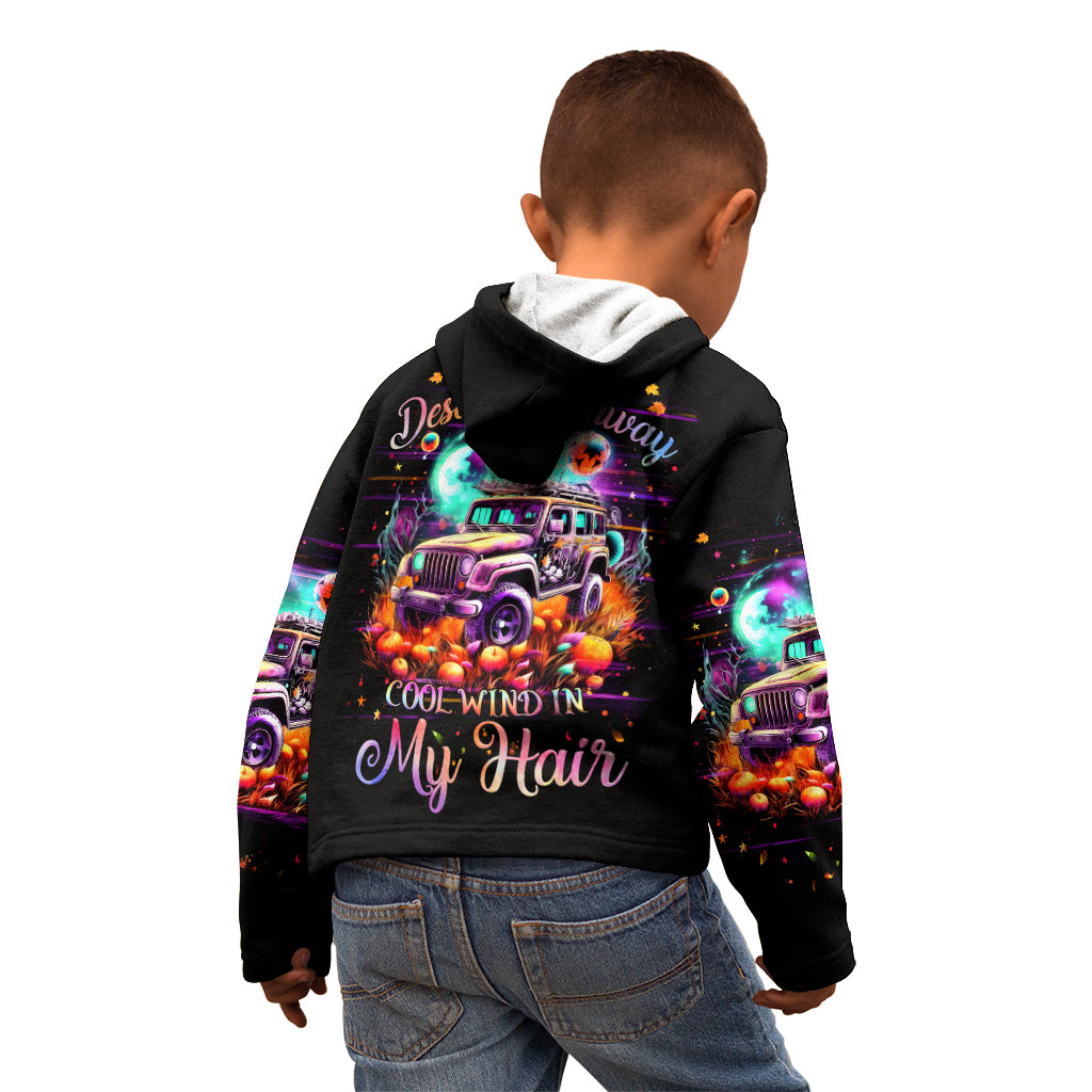 Field Jeep Kid Hoodie On A Dark Desert Highway Cool Wind In My Hair
