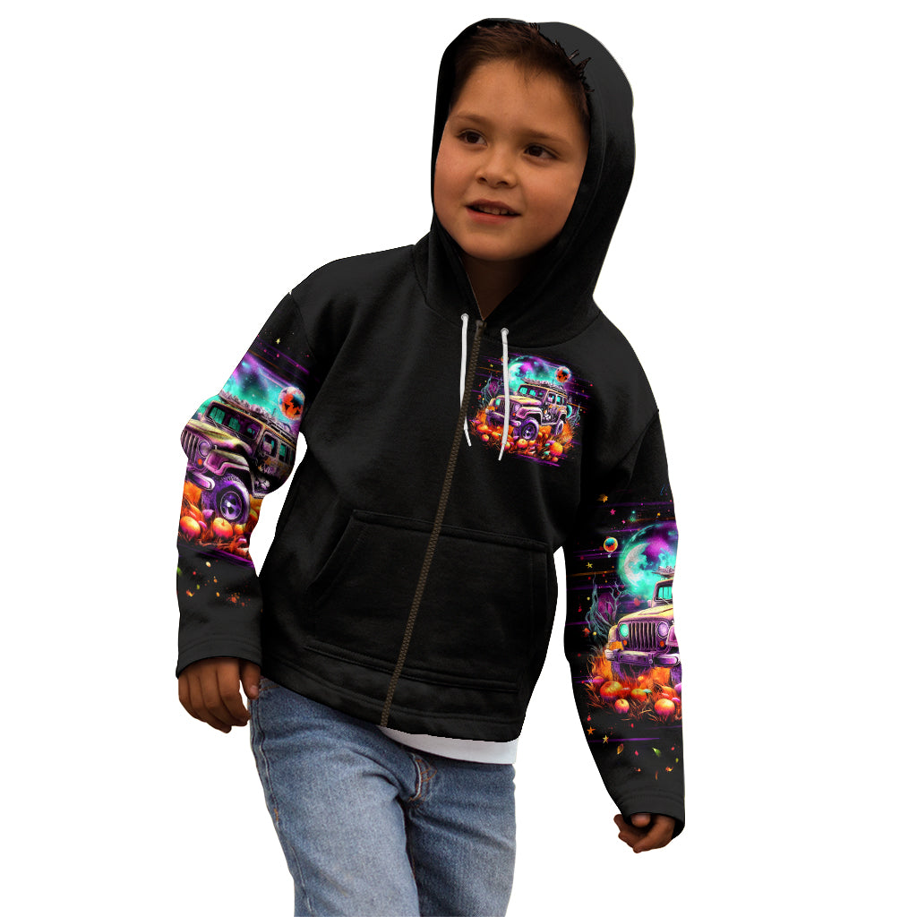Field Jeep Kid Hoodie On A Dark Desert Highway Cool Wind In My Hair