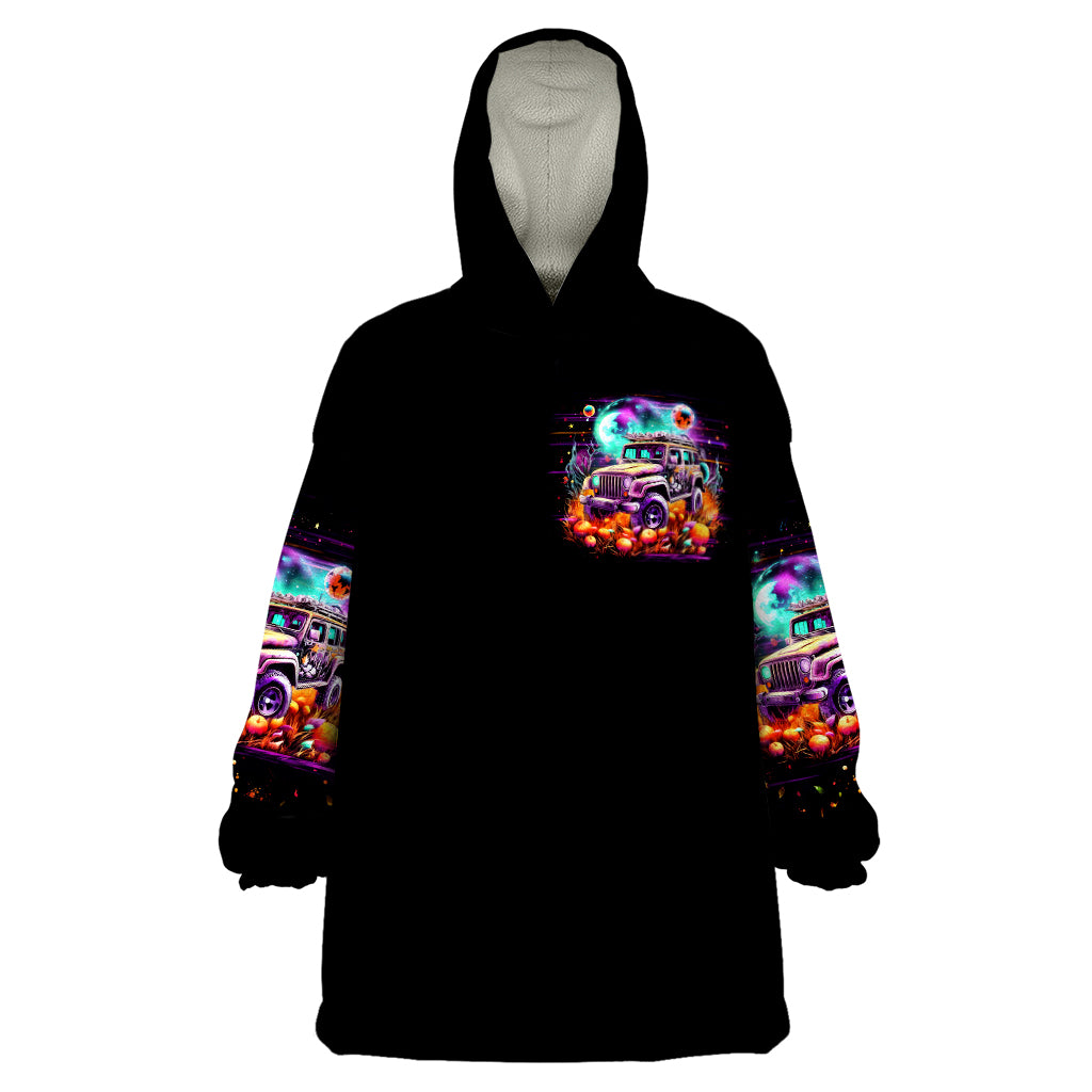 Field Jeep Wearable Blanket Hoodie On A Dark Desert Highway Cool Wind In My Hair
