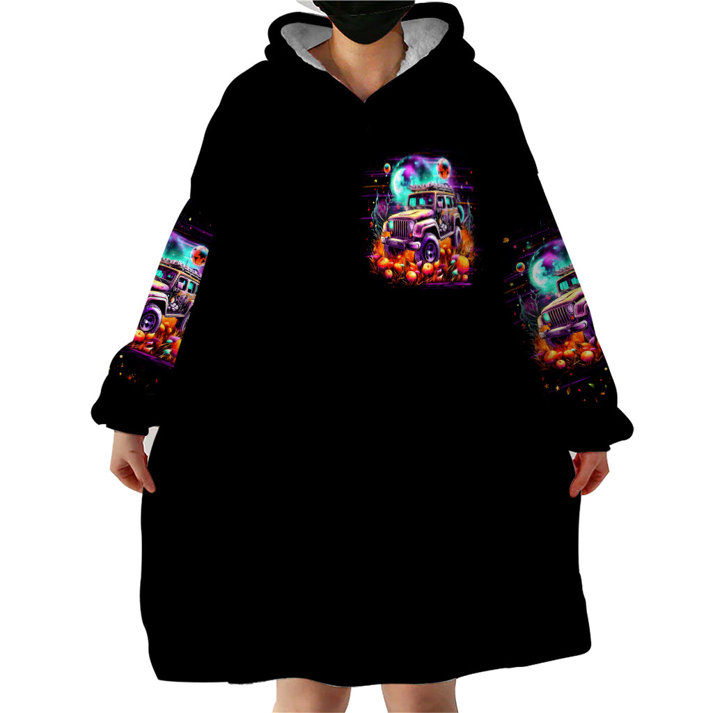 Field Jeep Wearable Blanket Hoodie On A Dark Desert Highway Cool Wind In My Hair