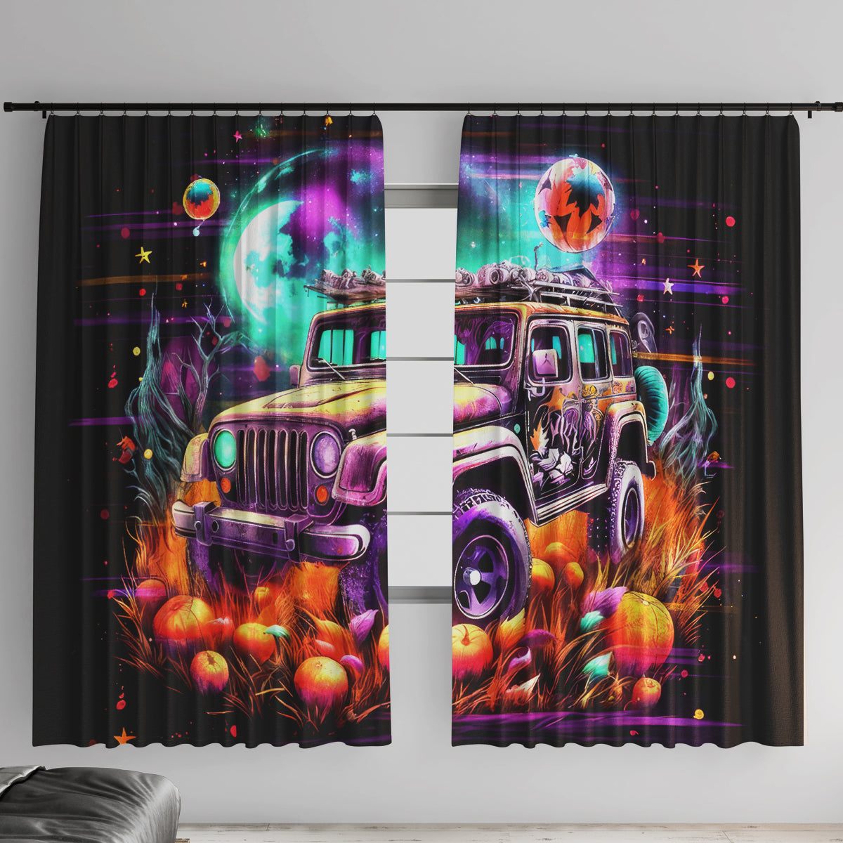 Field Jeep Window Curtain On A Dark Desert Highway Cool Wind In My Hair