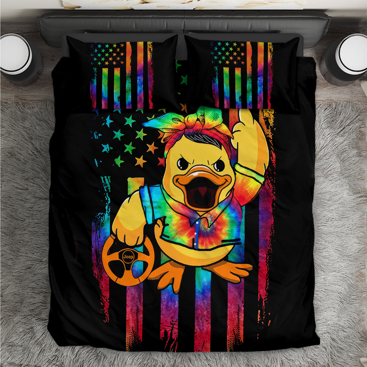 Duck Jeep Bedding Set Quack Quack Motherducker