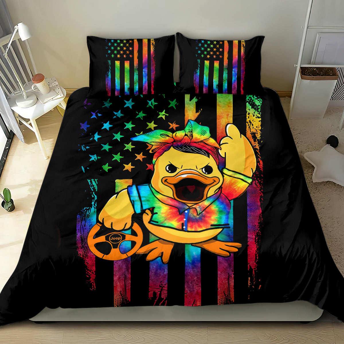 Duck Jeep Bedding Set Quack Quack Motherducker