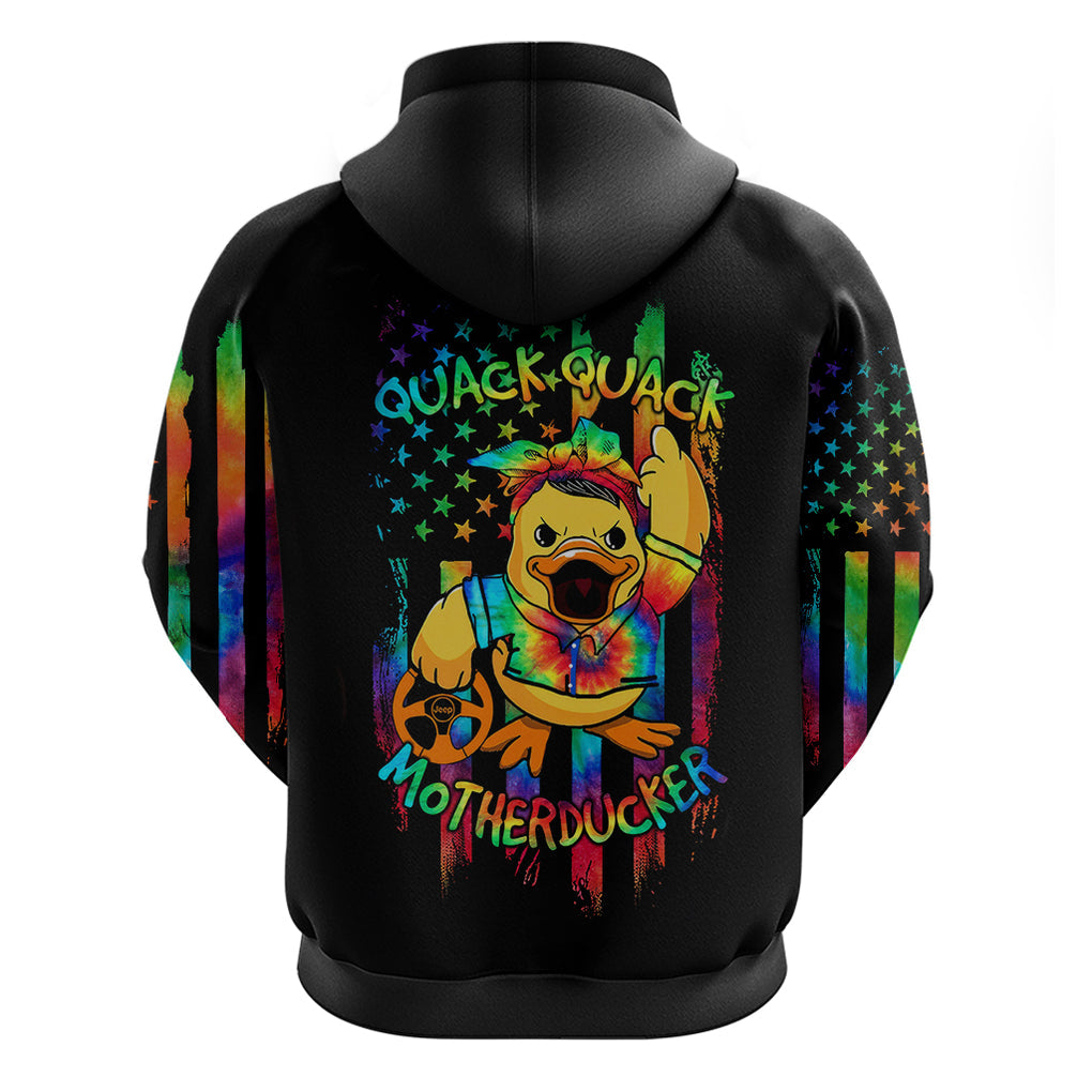 Duck Jeep Hoodie Quack Quack Motherducker