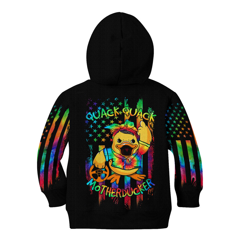 Duck Jeep Kid Hoodie Quack Quack Motherducker