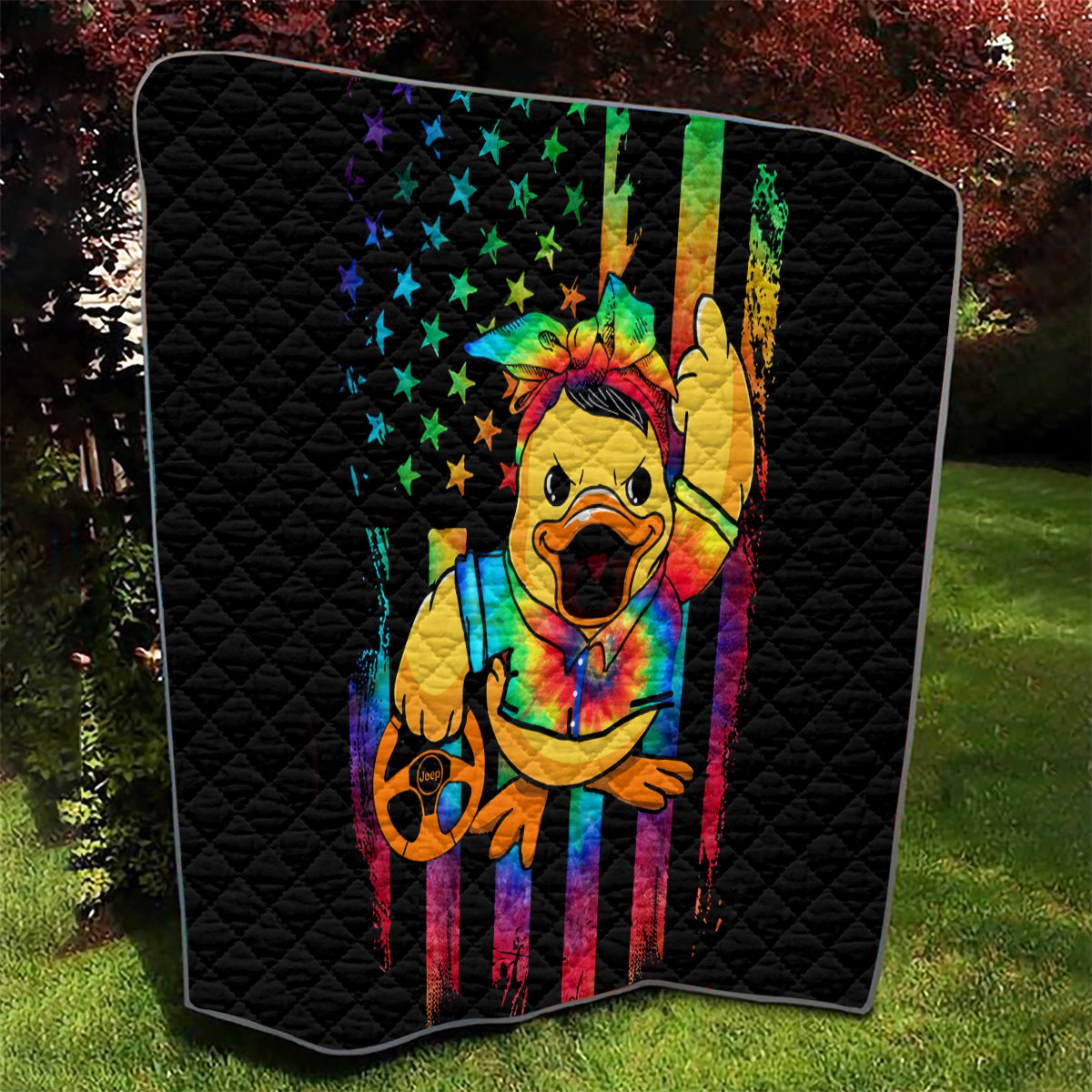 Duck Jeep Quilt Quack Quack Motherducker