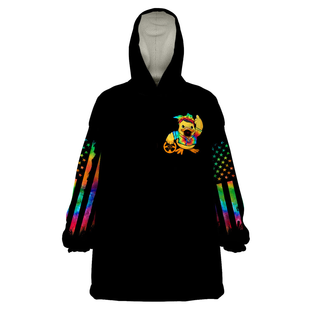 Duck Jeep Wearable Blanket Hoodie Quack Quack Motherducker