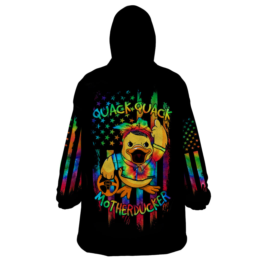 Duck Jeep Wearable Blanket Hoodie Quack Quack Motherducker
