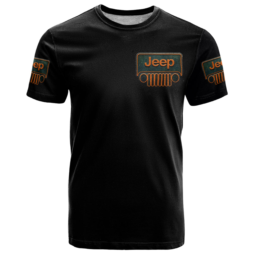 Skull Jeep T Shirt Skull Flag Jeep Life