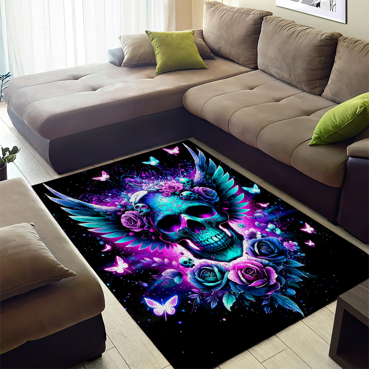 Skull Wings Area Rug So The Bitch In Me Came Out To Play