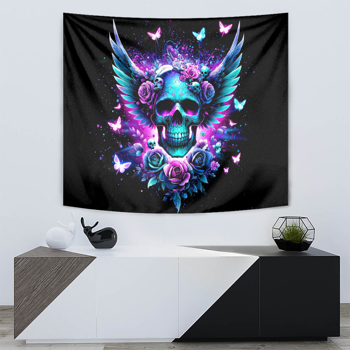 Skull Wings Tapestry So The Bitch In Me Came Out To Play