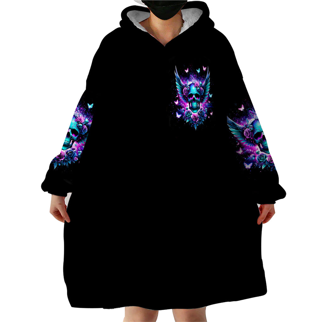 Skull Wings Wearable Blanket Hoodie So The Bitch In Me Came Out To Play