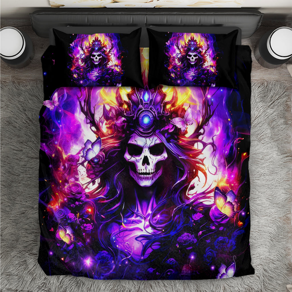 Queen Skull Bedding Set Sometimes An Angel Somethimes Hellraiser Always A Strong Woman
