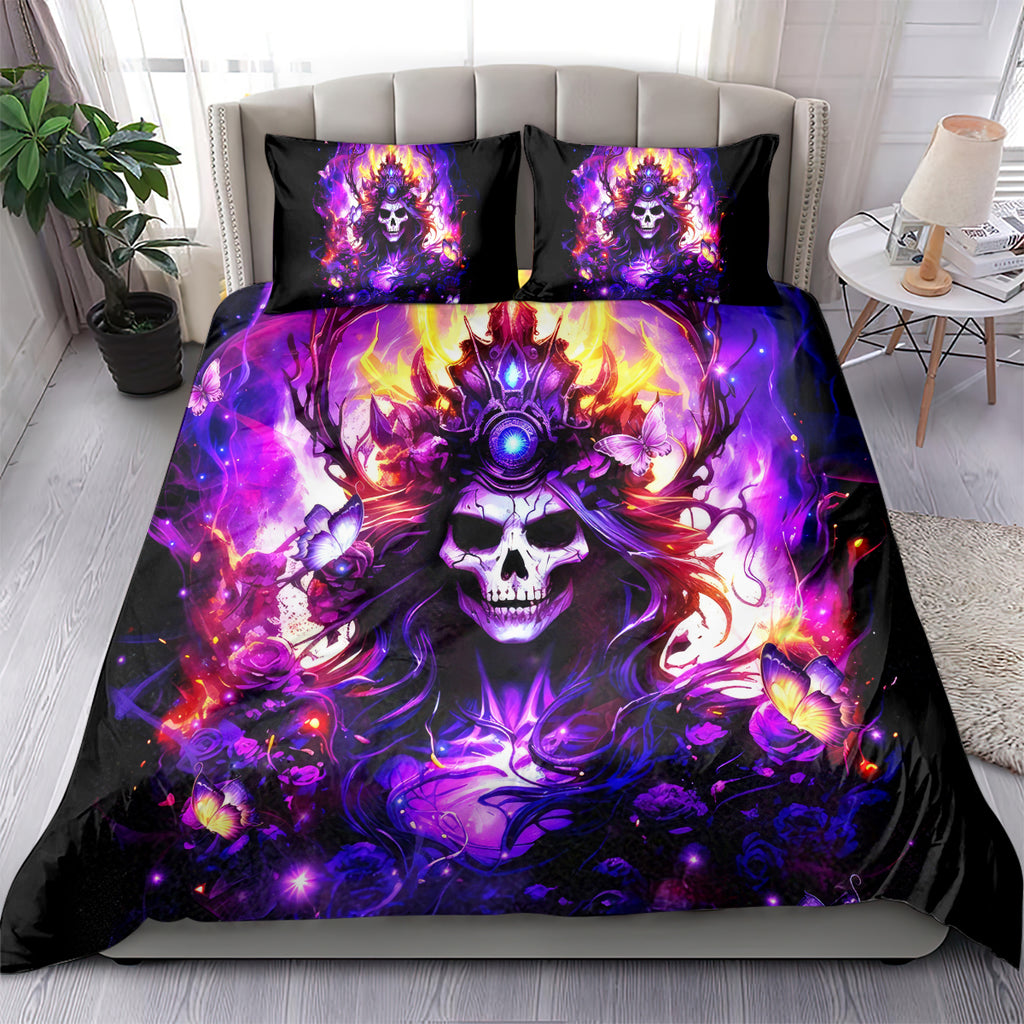 Queen Skull Bedding Set Sometimes An Angel Somethimes Hellraiser Always A Strong Woman