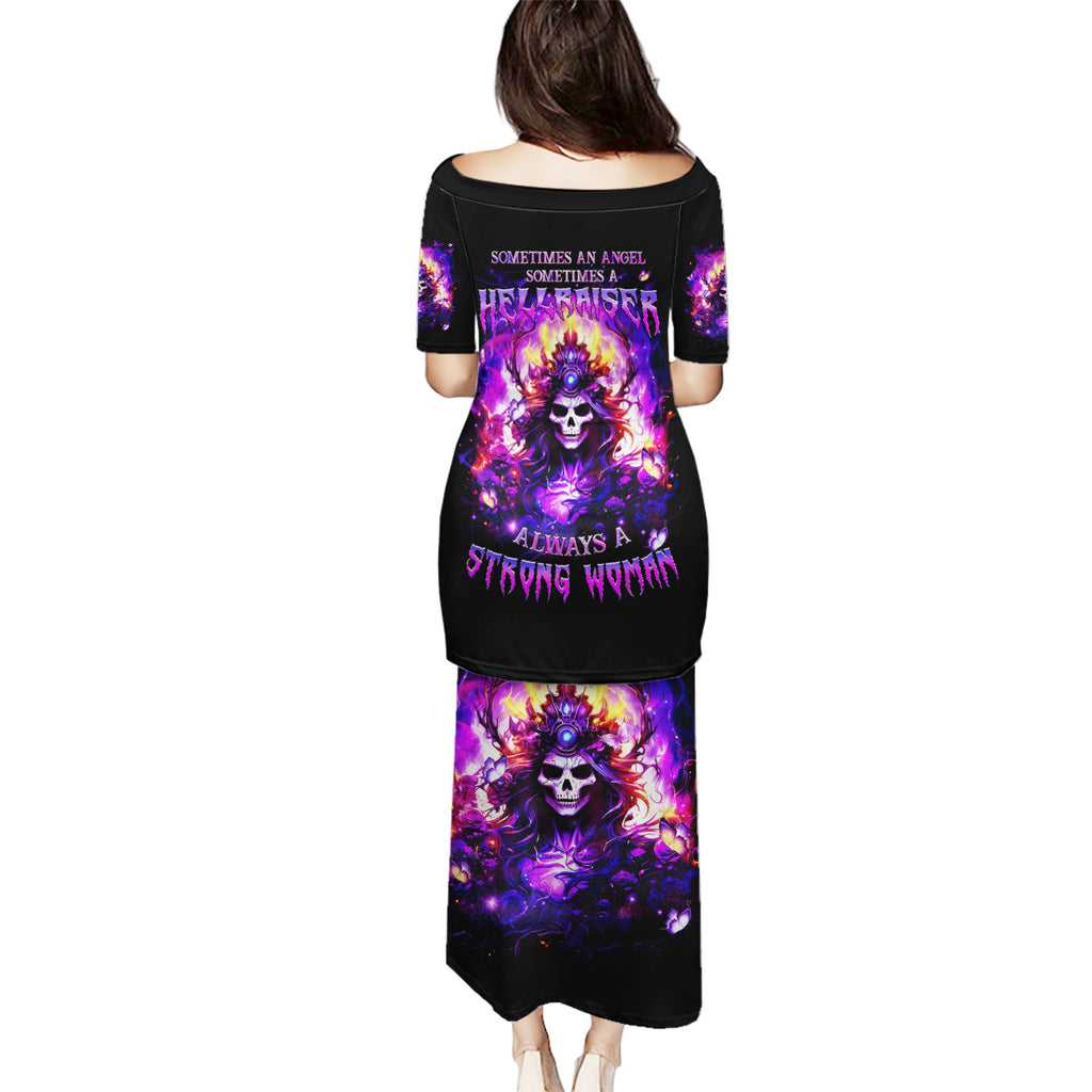 Queen Skull Puletasi Sometimes An Angel Somethimes Hellraiser Always A Strong Woman