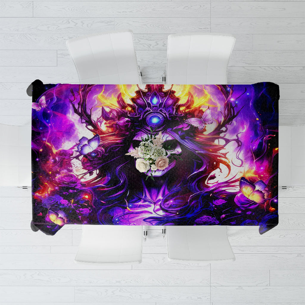 Queen Skull Tablecloth Sometimes An Angel Somethimes Hellraiser Always A Strong Woman