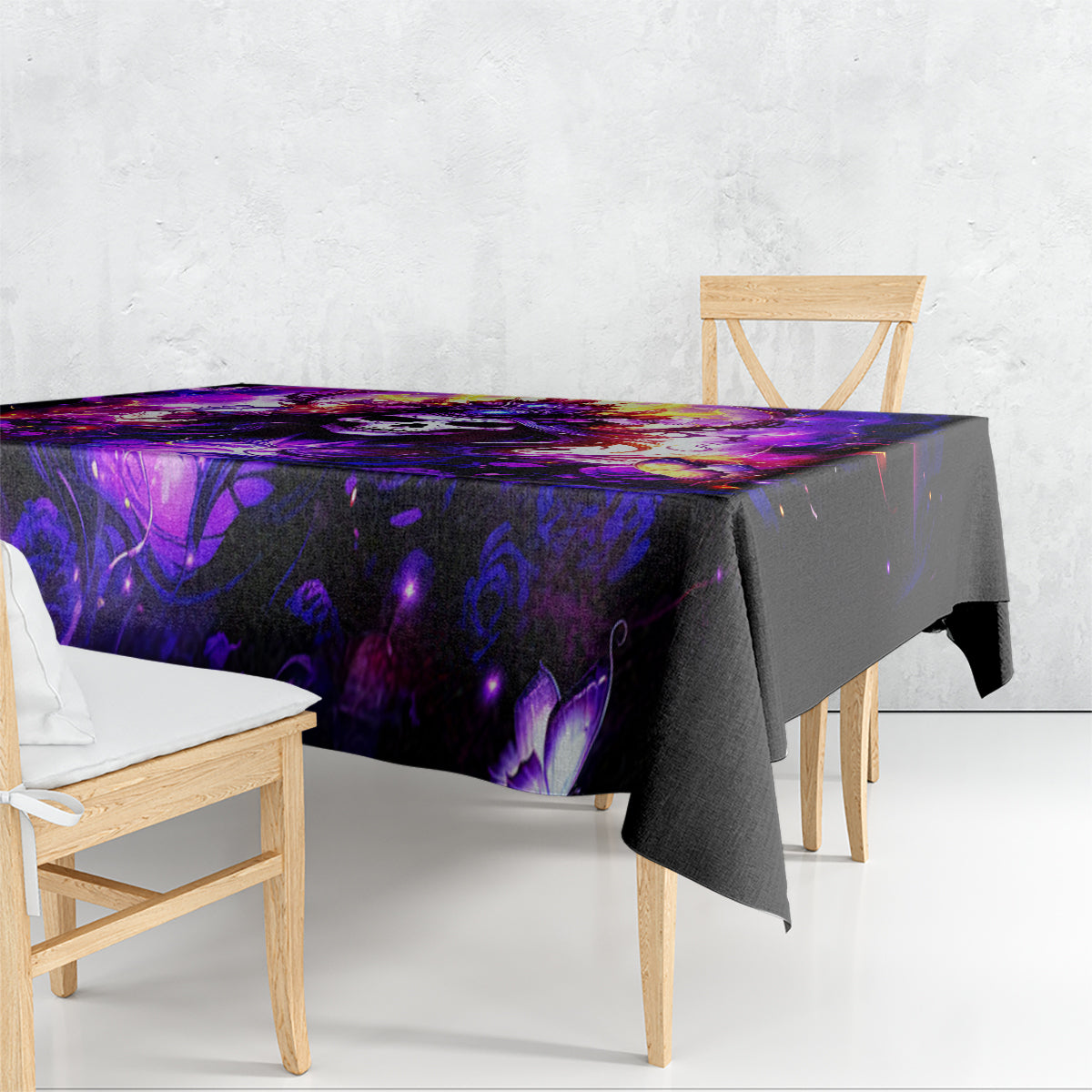 Queen Skull Tablecloth Sometimes An Angel Somethimes Hellraiser Always A Strong Woman