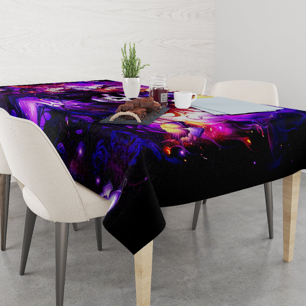 Queen Skull Tablecloth Sometimes An Angel Somethimes Hellraiser Always A Strong Woman