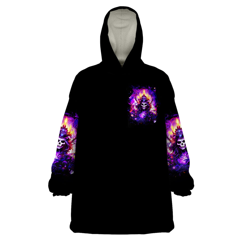 Queen Skull Wearable Blanket Hoodie Sometimes An Angel Somethimes Hellraiser Always A Strong Woman