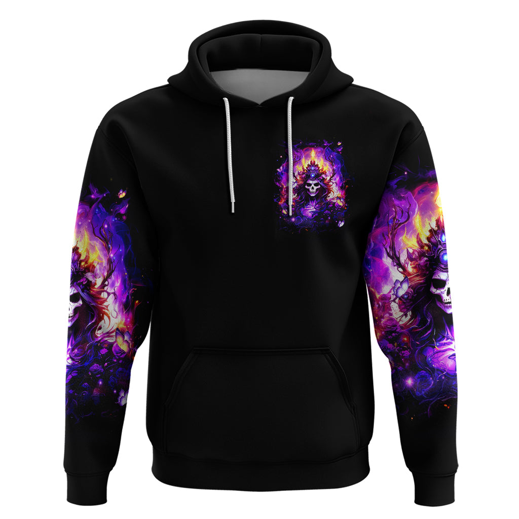 Queen Skull Zip Hoodie Sometimes An Angel Somethimes Hellraiser Always A Strong Woman