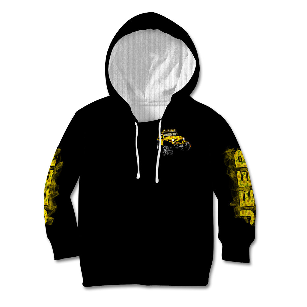 Sunflower Jeep Kid Hoodie American Flag Sunflower Jeep