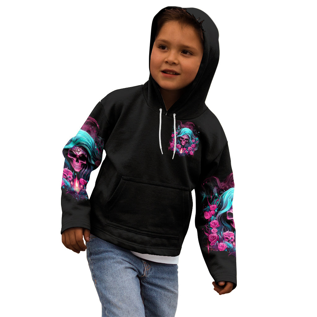 Lady Skull Kid Hoodie The Good Girl In Me Got Tired Of The Bullshit