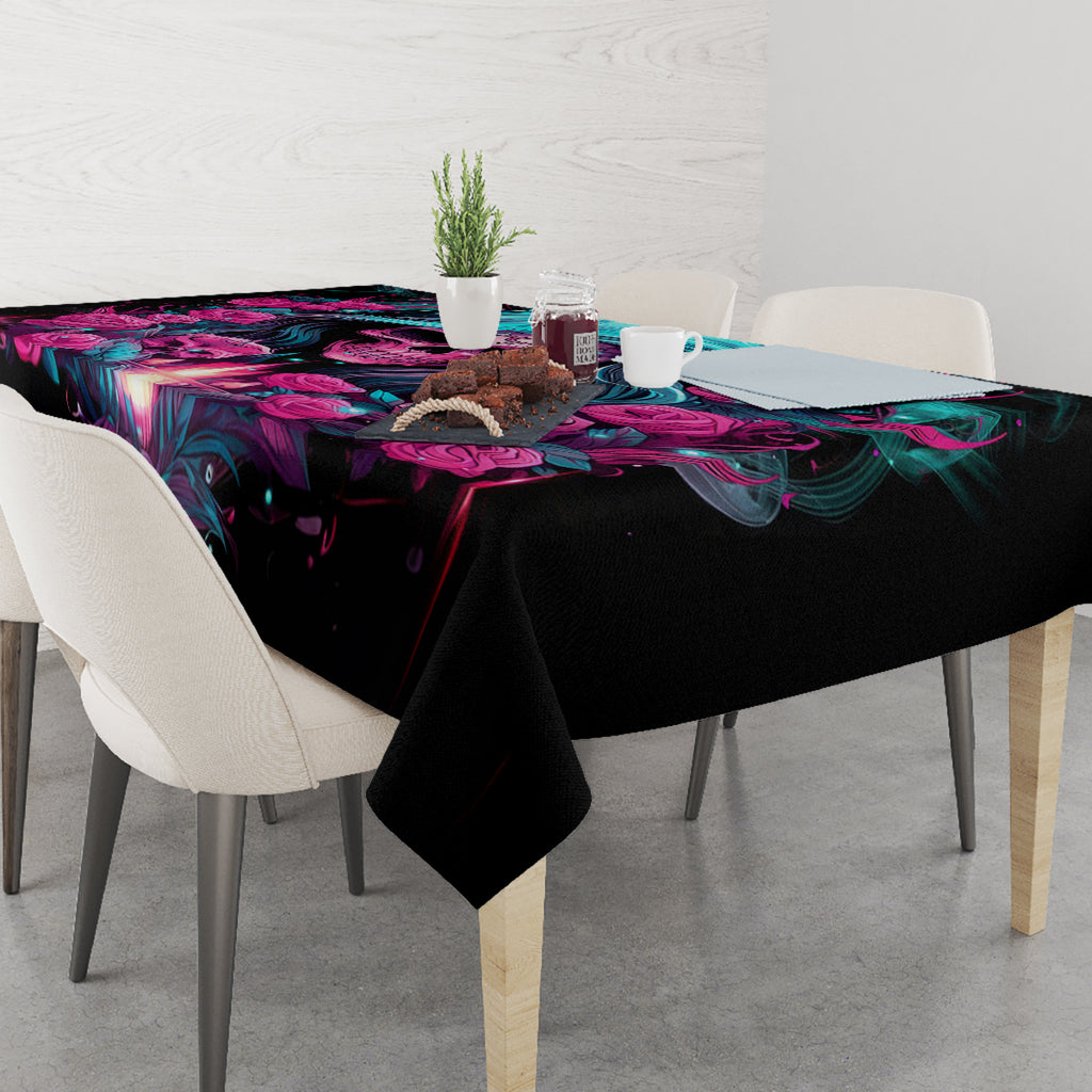 Lady Skull Tablecloth The Good Girl In Me Got Tired Of The Bullshit
