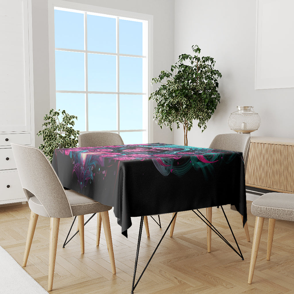Lady Skull Tablecloth The Good Girl In Me Got Tired Of The Bullshit