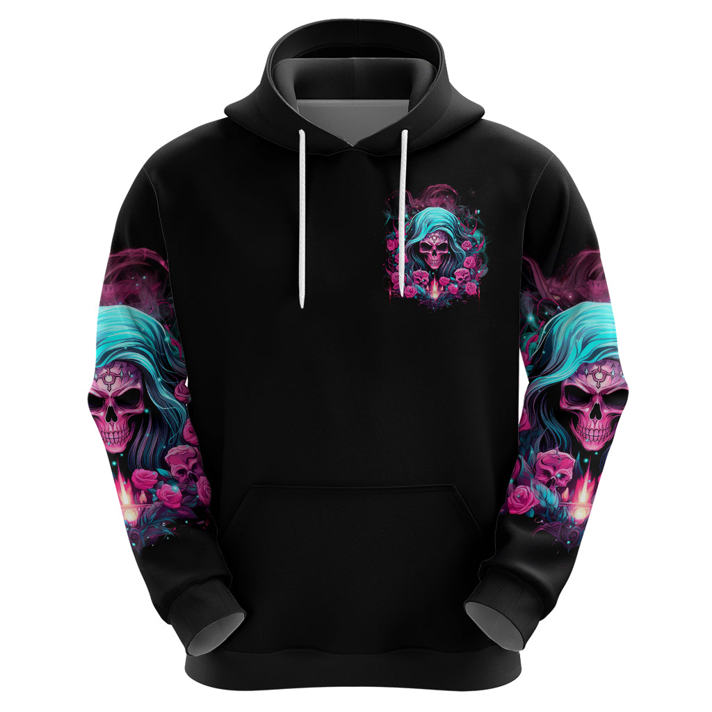 Lady Skull Zip Hoodie The Good Girl In Me Got Tired Of The Bullshit