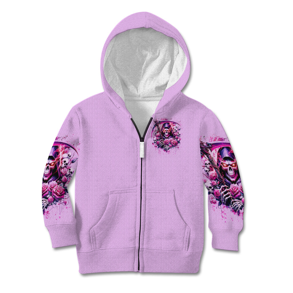Reaper Skull Kid Hoodie Warning This Tattooed Girl Doesn't Play Well With Stupid People
