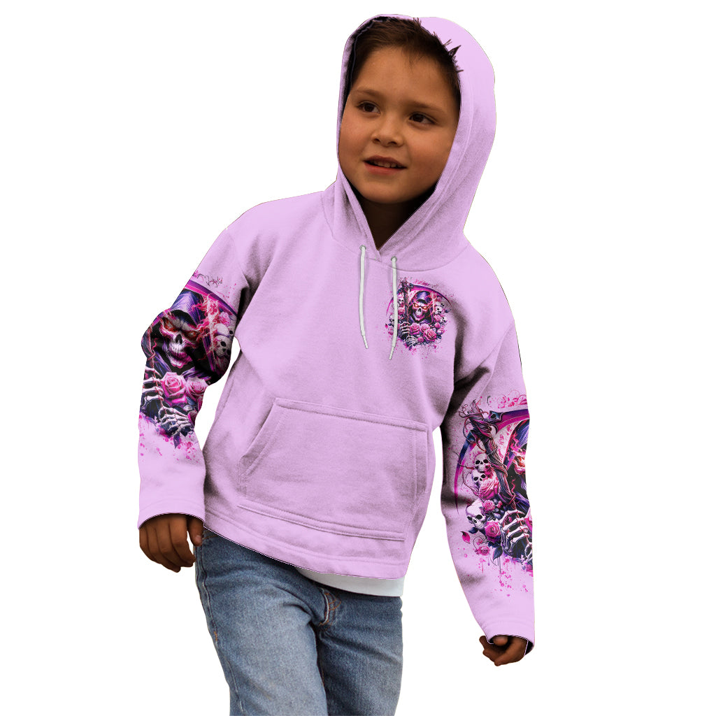 Reaper Skull Kid Hoodie Warning This Tattooed Girl Doesn't Play Well With Stupid People