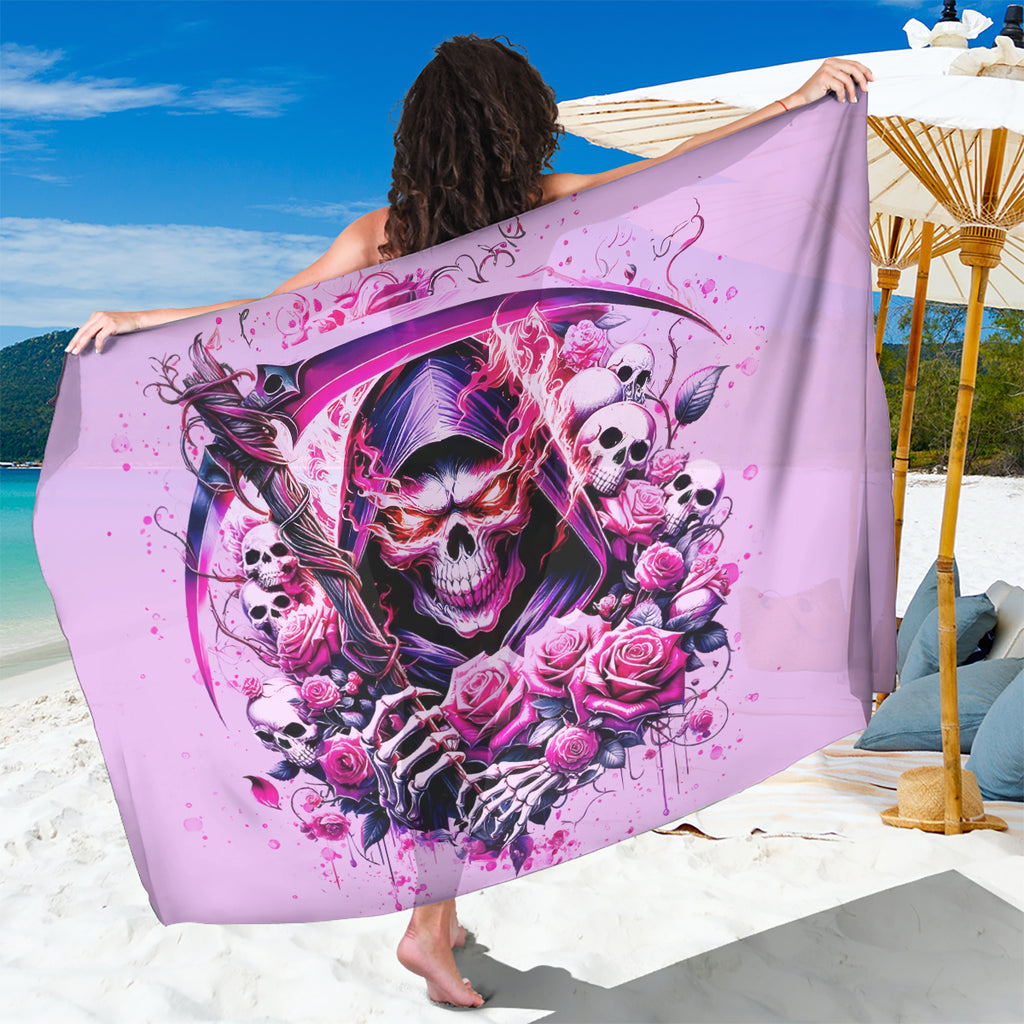 Reaper Skull Sarong Warning This Tattooed Girl Doesn't Play Well With Stupid People