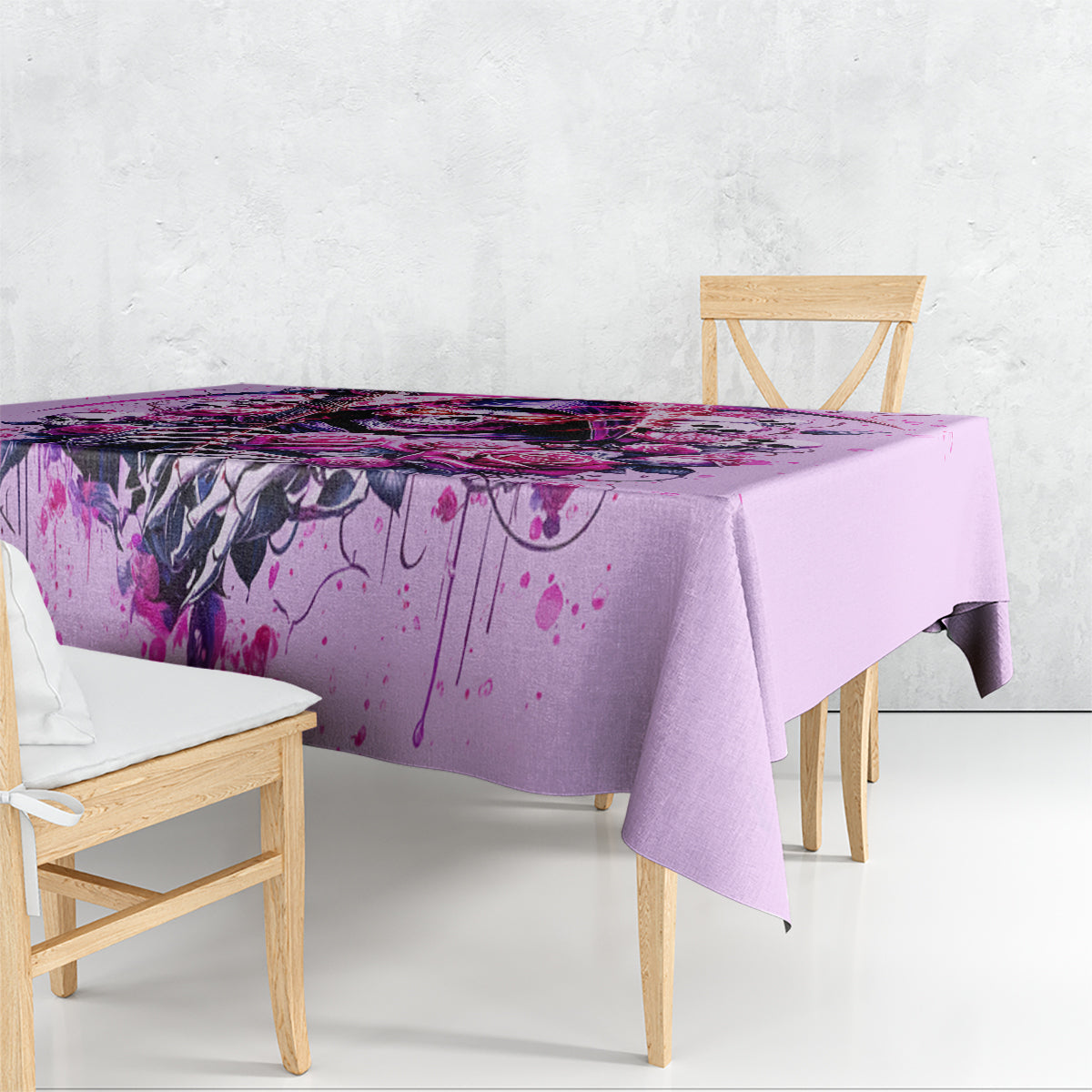 Reaper Skull Tablecloth Warning This Tattooed Girl Doesn't Play Well With Stupid People