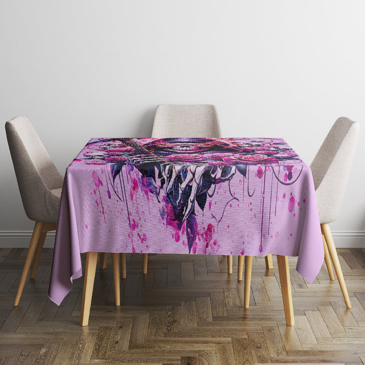 Reaper Skull Tablecloth Warning This Tattooed Girl Doesn't Play Well With Stupid People