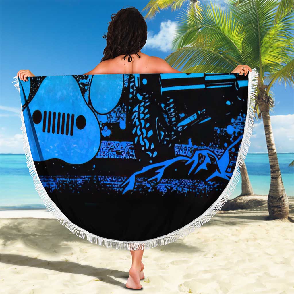 Jeep Life Beach Blanket You & Me And The Dogs DT01