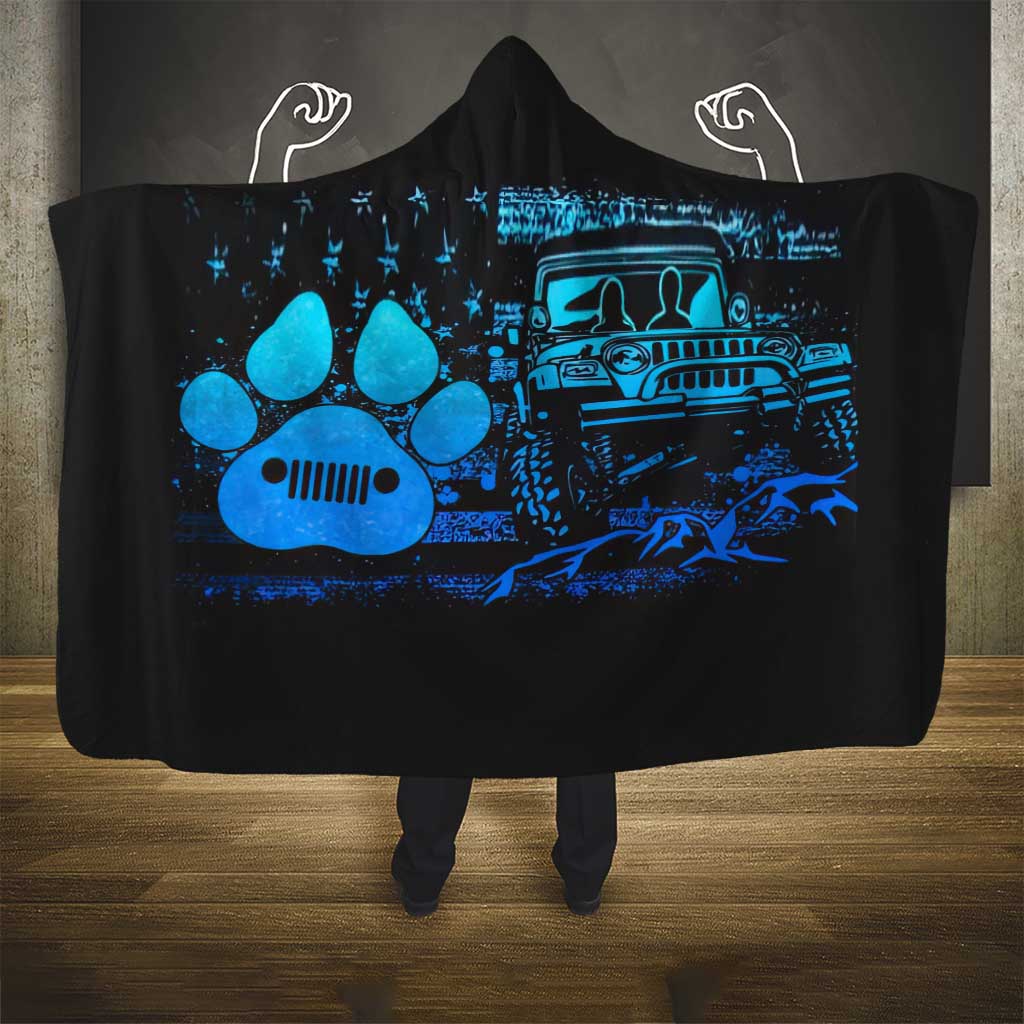 Jeep Life Hooded Blanket You & Me And The Dogs DT01
