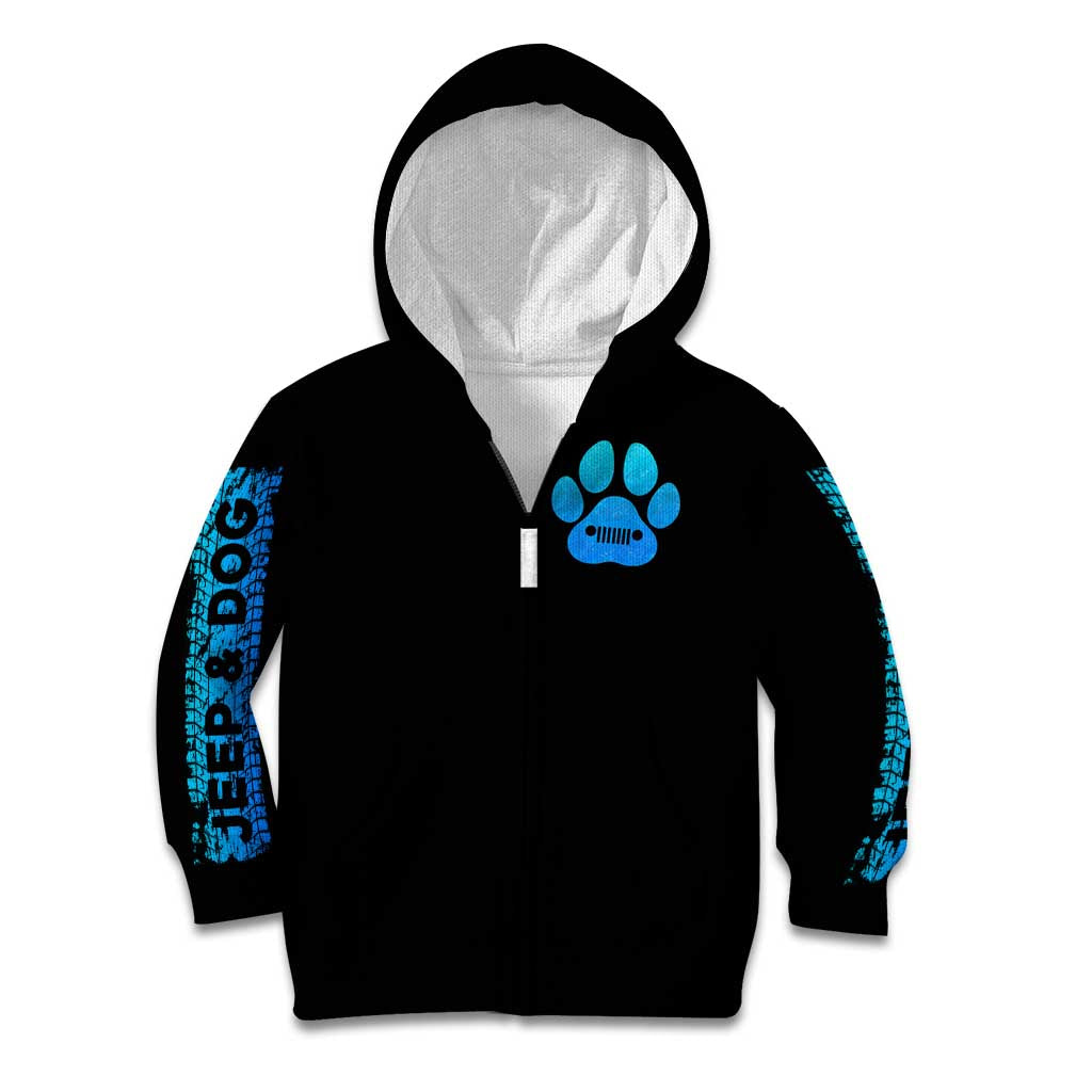 Jeep Life Kid Hoodie You & Me And The Dogs DT01