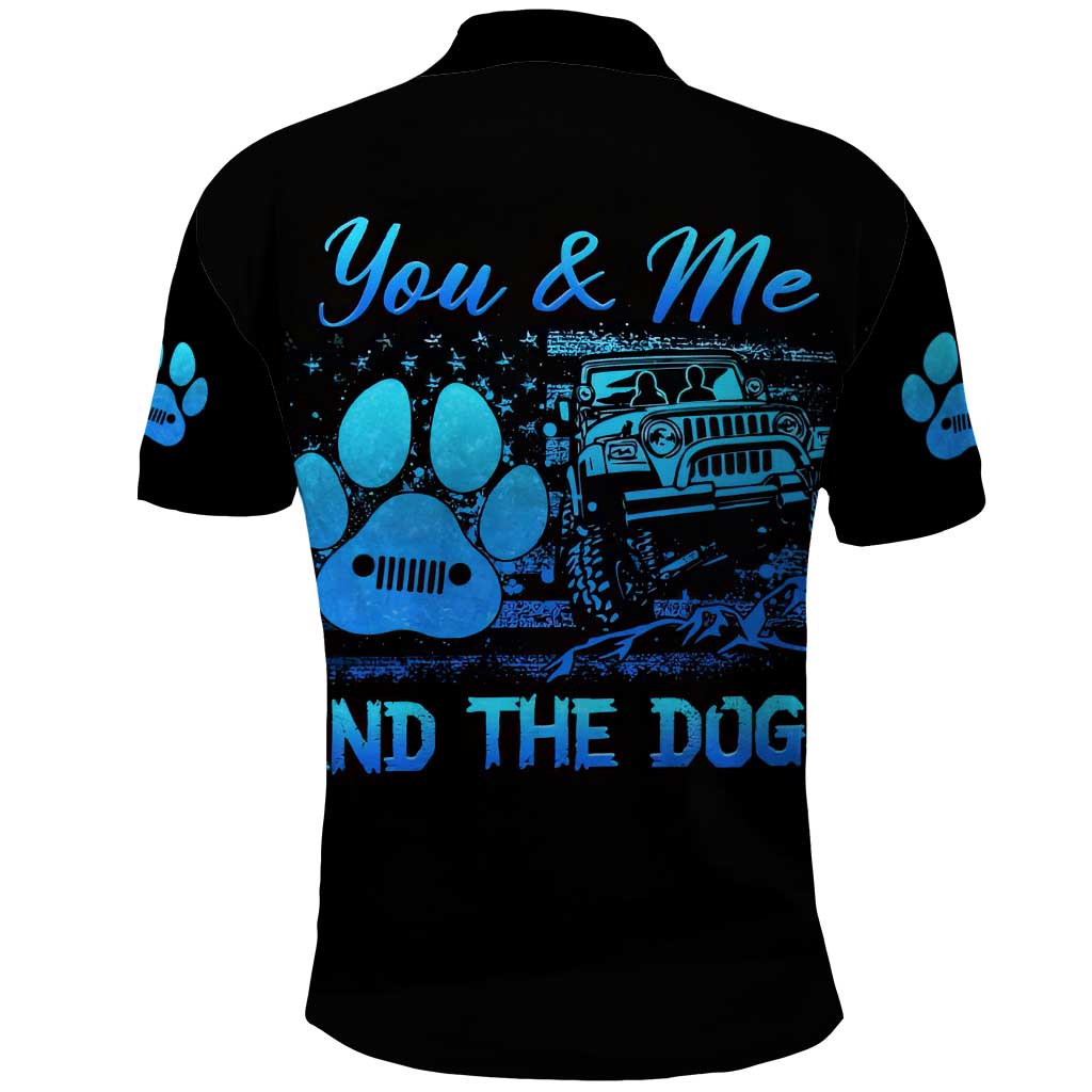Jeep Life Polo Shirt You & Me And The Dogs DT01