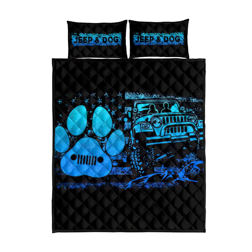 Jeep Life Quilt Bed Set You & Me And The Dogs DT01