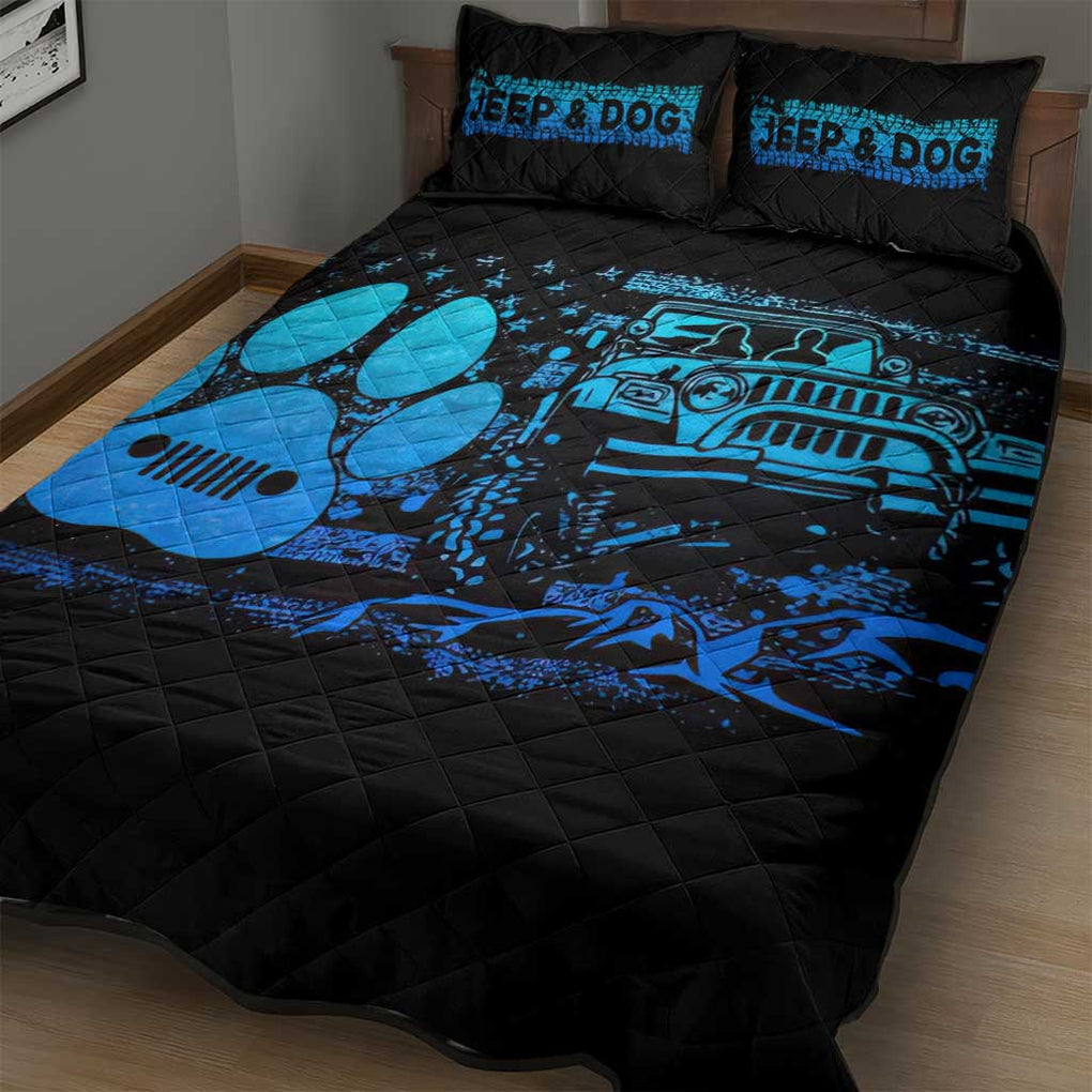 Jeep Life Quilt Bed Set You & Me And The Dogs DT01