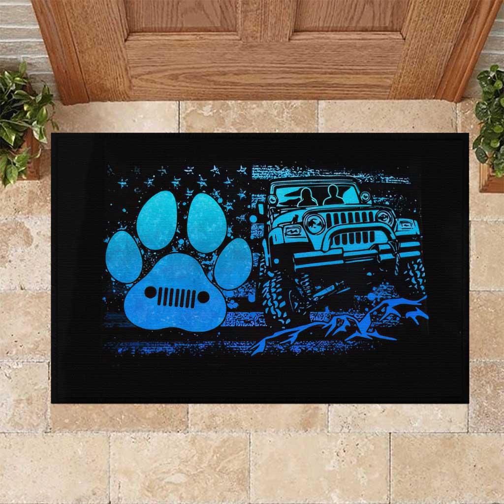 Jeep Life Rubber Doormat You & Me And The Dogs DT01