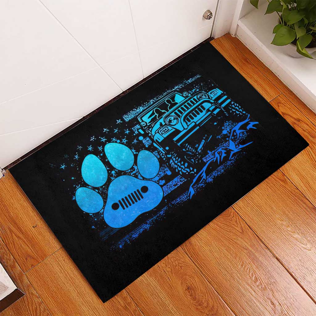 Jeep Life Rubber Doormat You & Me And The Dogs DT01