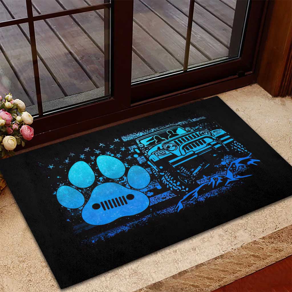 Jeep Life Rubber Doormat You & Me And The Dogs DT01