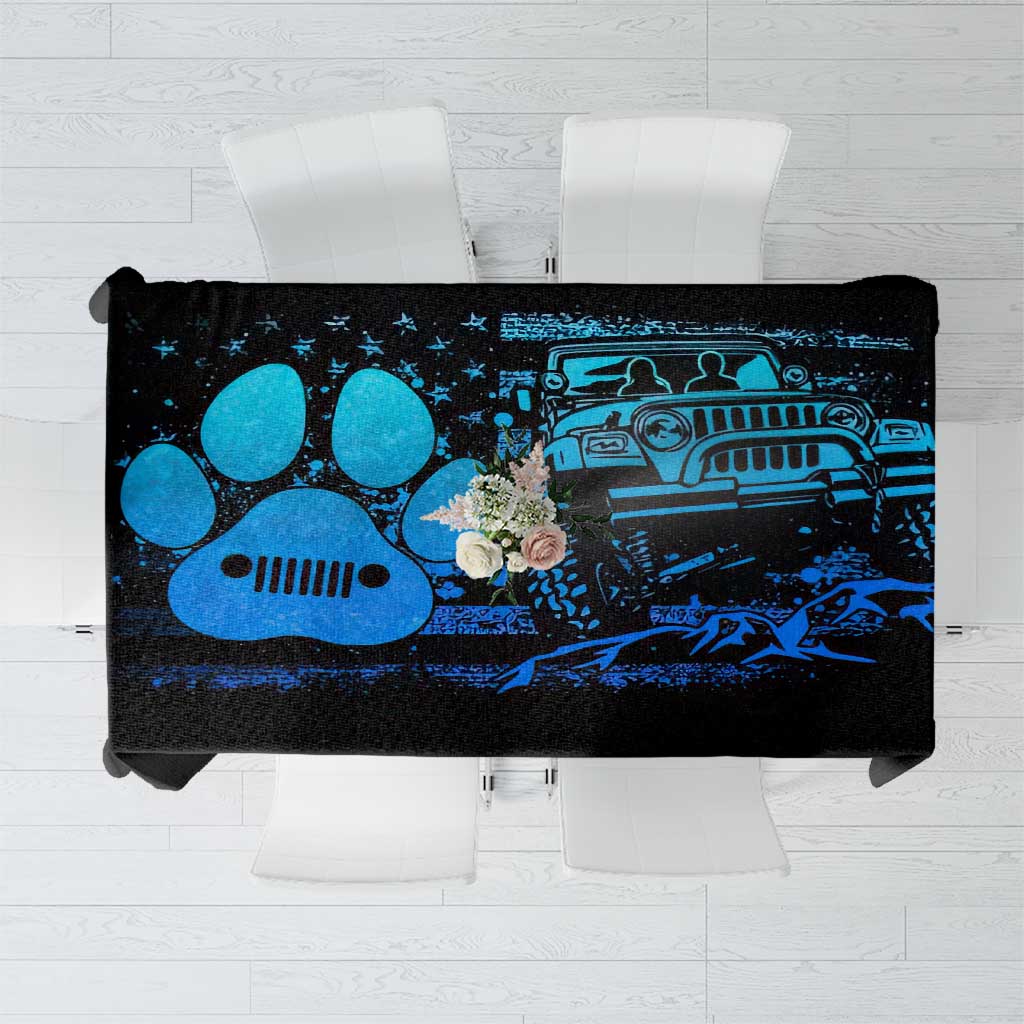 Jeep Life Tablecloth You & Me And The Dogs DT01