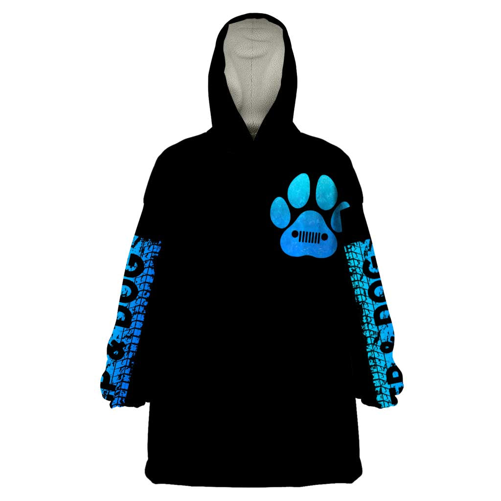 Jeep Life Wearable Blanket Hoodie You & Me And The Dogs DT01